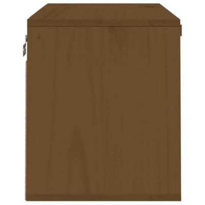 Wandkast 60x30x35 cm massief grenenhout honingbruin Wandkast 60x30x35 cm massief grenenhout honingbruin