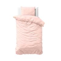 Primaviera Deluxe Uni Satijn Dekbedovertrek Roze 140 x 200/220 cm - thumbnail