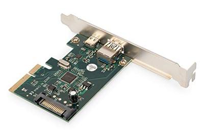Digitus DS-30225 2 poorten USB 3.1 Gen 2-controllerkaart USB-A, USB-C PCIe