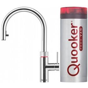 Quooker Flex met PRO3 boiler 3-in-1 kokend water kraan chroom