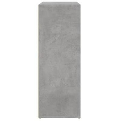 Dressoir 60x31x84 cm bewerkt hout betongrijs