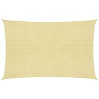 VidaXL Zonnezeil 160 g/m² 3,5x5 m hdpe beige - thumbnail