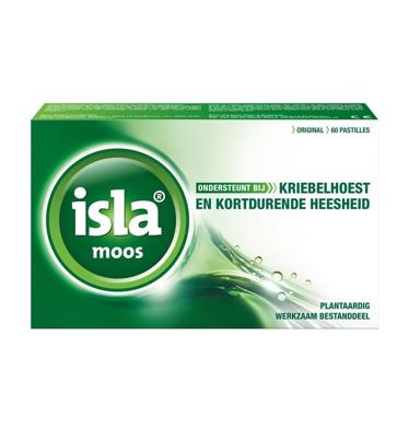 Isla Moos Keelpastilles - bij kriebelhoest en kortdurende heesheid Isla Moos Keelpastilles - bij kriebelhoest en kortdurende heesheid