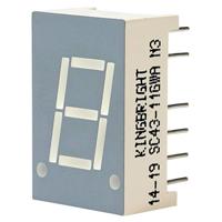Kingbright 7-segments-display Groen 2.2 V SC43-11GWA - thumbnail