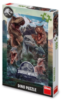 DinoToys Dino puzzel - jurassic world dinosauriërs - 500 stukjes - thumbnail