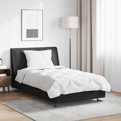 Dekbed Set met kussen 2 pcs Wit Microfibre