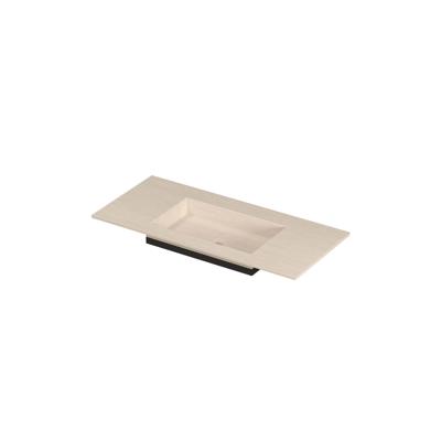 INK Post Wastafel keramische slab envelop bak midden zonder kraangat 100x45x1 Travertin matt INK Post Wastafel keramische slab envelop bak midden zonder kraangat 100x45x1 Travertin matt