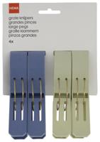 HEMA Knijpers 12cm - 4 Stuks - thumbnail
