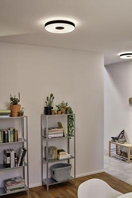 Paulmann 79778 Pane LED-plafondlamp LED 16 W Zwart, Grijs Paulmann 79778 Pane LED-plafondlamp LED 16 W Zwart, Grijs