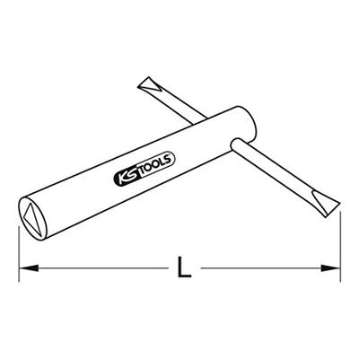 KS Tools 9638264 9638264 Steeksleutels 8 mm