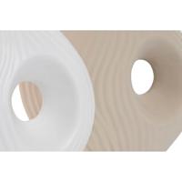Vaas Home ESPRIT Wit Beige Keramiek 33 x 15 x 34 cm (2 Stuks) - thumbnail