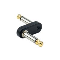 Planet Waves PW-P047B Coupler adapter mannelijke mono (afgeschuind) zwart - thumbnail