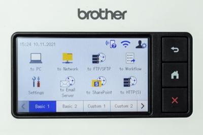 Brother ADS4900W Documentscanner A4 600 x 600 60 pag./min. USB-A 2.0, USB-A 3.2 Gen 1, LAN (10/100/1000 MBit/s), WiFi
