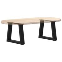 Salontafelpoten 2 st V-vormig 30x(30-31,3) cm staal zwart - thumbnail