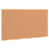 Magnetisch whiteboard met massief grenenhouten frame 100x55 cm - thumbnail
