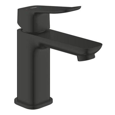 Grohe Dice S-Size wastafelkraan met koude start en push-open waste matte black