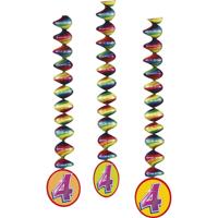 Haza Original feestlinten ''4'' 75 cm 3 stuks - thumbnail