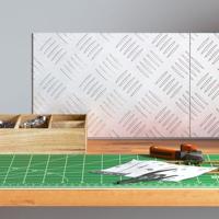 VidaXL Trap tread rechthoekig 2 pcs zilver 30 x 20 cm aluminium - thumbnail