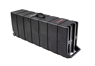 ENKI AMG-2 Electric Bass Guitar Case reiskoffer voor twee elektrische basgitaren - thumbnail
