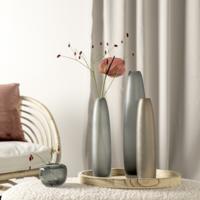 Leonardo Bellagio Vaas 9 cm antraciet - thumbnail