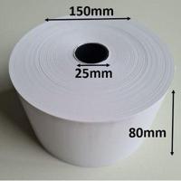 Thermorol 80x150x25 mm wit BPA-vrij - thumbnail