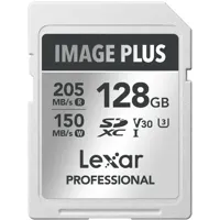 Lexar Image Plus 128GB SDXC UHS-I V30 - R205/W150 MB/s - thumbnail