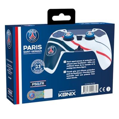 Beschermhoes voor DualSense PS5-controller - KONIX Naruto Shippuden - Siliconen - Duimgrepen - Blauw, Wit en Rood Beschermhoes voor DualSense PS5-controller - KONIX Naruto Shippuden - Siliconen - Duimgrepen - Blauw, Wit en Rood