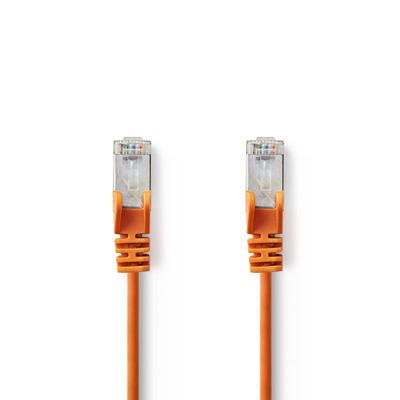 CAT5e SF/UTP-Netwerkkabel | RJ45 Male - RJ45 Male | 0,5 m | Oranje