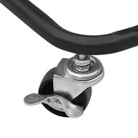 Keukentrolley 3-laags 42x25x83,5 cm ijzer en ABS zwart - thumbnail