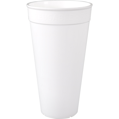 ÖkoCup | Beker | PP | reusable | 500ml | wit | 20 stuks