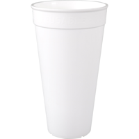 ÖkoCup | Beker | PP | reusable | 500ml | wit | 20 stuks - thumbnail