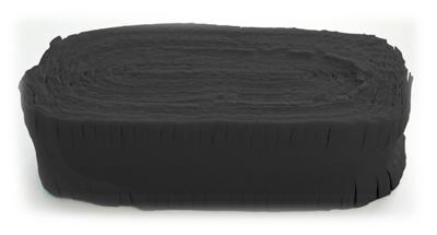 Zwarte Crepe Papier Slinger - 24 meter