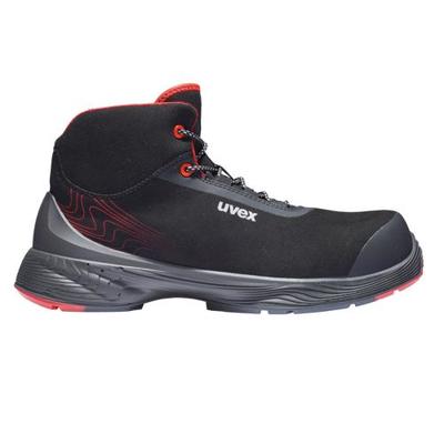 uvex 1 G2 6839251 Hoge veiligheidsschoenen ESD S3 Schoenmaat (EU): 51 Rood/zwart 1 paar