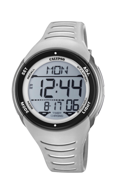 Horlogeband Calypso K5807-1 Kunststof/Plastic Grijs