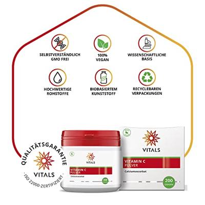 Vitals Vitamine C Poeder Calciumascorbaat
