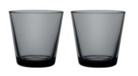 Iittala Kartio Glazen 21 cl donkergrijs, per 2 - thumbnail