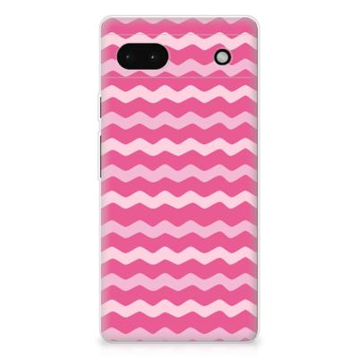 Google Pixel 6A | TPU bumper | Waves Pink