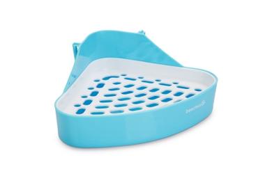 Beeztees Mandino Hoektoilet - Knaagdier - Blauw - 24X18X11Cm Beeztees Mandino Hoektoilet - Knaagdier - Blauw - 24X18X11Cm