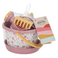 Little Dutch Pink Flower Strandset 5-delig Roze - thumbnail