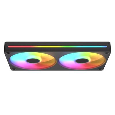Cougar Unity240-FB PC-ventilator Zwart (b x h x d) 243.6 x 125 x 25 mm Incl. LED-verlichting