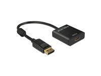 DeLOCK displayport > hdmi adapter (zwart, 0,2 meter) - thumbnail