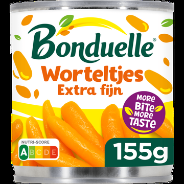 Bonduelle Worteltjes extra fijn 155g bij Jumbo