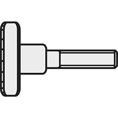 TOOLCRAFT M5*10 D464-5.8:A2K 189350 Kartelbouten M5 10 mm DIN 464 Staal Galvanisch verzinkt 10 stuk(s)