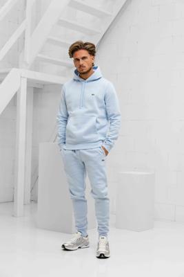 Lacoste Hooded Trainingspak Heren Lichtblauw - Maat M - Kleur: Lichtblauw | Soccerfanshop