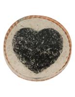 Orgonite Oplaadschijf Hart met Bergkristal en Tensorring - thumbnail