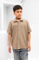 Malelions Junior Ribbed Script Shirt Kids Groen - Maat 152 - Kleur: Groen | Soccerfanshop - thumbnail