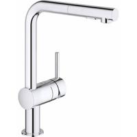 Grohe Minta keukenkraan met uittrekbare dualspray handdouche chroom - thumbnail