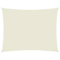 VidaXL Zonnescherm rechthoekig 2,5x3,5 m oxford stof crèmekleurig - thumbnail