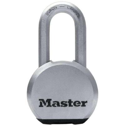 Masterlock 54mm chrome-plated solid steel padlock - 51mm octagonal boron-carbide - M830EURDLH