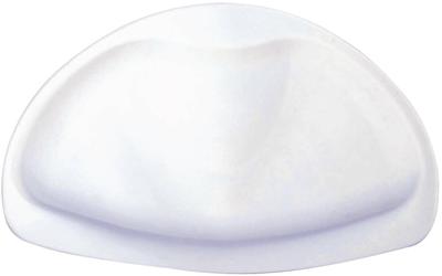 Saqu hoofdsteun bad met antislip 30x20cm Wit